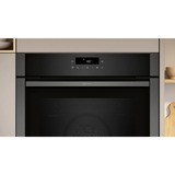 Neff N 50 B6ACJ7AG3 ovn 71 L 3600 W Sort, Grafit Sort/grafit, Medium, Elektrisk ovn, 71 L, 3600 W, 71 L, 30 - 275 °C