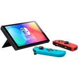 Nintendo Switch OLED bærbar spilkonsol 17,8 cm (7") 64 GB Berøringsskærm Wi-Fi Blå, Rød, Håndholdt konsol Neon-rød/Neon-blå, Nintendo Switch, NVIDIA Custom Tegra, Blå, Rød, Analog/digital, Hjemknap, Afbryderknap, Knapper