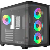 Ocypus Iota-C70-BKD400CD-GL, Towerkabinet Sort