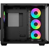 Ocypus Iota-C70-BKD400CD-GL, Towerkabinet Sort