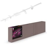 Philips Hue Perifo aflangt lysskinnesæt til loftsmontering (4 spots), Lampe Hvid, Philips Hue White and Color ambiance Perifo aflangt lysskinnesæt til loftsmontering (4 spots), Skinnebelysningsspot, LED, 6500 K, 220 - 240 V, Hvid