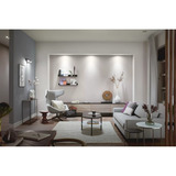 Philips Hue White Ambiance Adore badeværelse indbygnings- og indsats-downlight (3-pak), LED lys Sølv