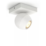 Philips Hue White Ambiance Buckram Einzelspot, Lampe Hvid