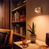 Philips Hue White Ambiance Buckram Einzelspot, Lampe Hvid