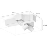 Philips Hue White & Color Ambiance CentrisCross 3-pak loftspot, LED lys Hvid