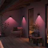 Philips Hue White & Color Ambiance Resonate Væglampe, LED lys Sort