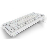 Sharkoon SKILLER SGK25, Gaming-tastatur Hvid, DE-layout, Huano Red