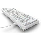Sharkoon SKILLER SGK25, Gaming-tastatur Hvid, DE-layout, Huano Red