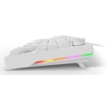 Sharkoon SKILLER SGK25, Gaming-tastatur Hvid, DE-layout, Huano Red