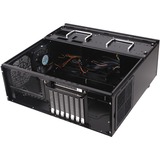 SilverStone Grandia GD07 afskærmning og stativ til computer HTPC Sort, HTPC sag Sort, HTPC, PC, Aluminium, Stål, ATX,CEB,EATX,EEB,Micro-ATX, Sort, Hjemme/kontor, Detail