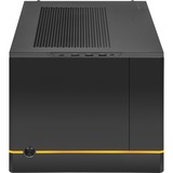 SilverStone SUGO 14 Terning Sort, Towerkabinet Sort, Terning, PC, Sort, Mini-DTX, Mini-ITX, Plast, Stål, 24 cm