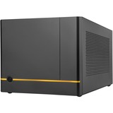 SilverStone SUGO 14 Terning Sort, Towerkabinet Sort, Terning, PC, Sort, Mini-DTX, Mini-ITX, Plast, Stål, 24 cm