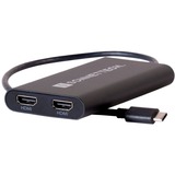 Sonnet USB-C til Dual 4K 60Hz HDMI Adapter, Docking station 
