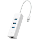 TP-Link UE330C netværkskort Ethernet 1000 Mbit/s Hvid, Ledningsført, USB Type-A/USB Type-C, Ethernet, 1000 Mbit/s, Hvid