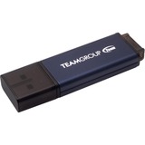 Team Group C211 USB-nøgle 256 GB USB Type-A 3.2 Gen 1 (3.1 Gen 1) Blå, USB-stik dark blue grey, 256 GB, USB Type-A, 3.2 Gen 1 (3.1 Gen 1), Hætte, 8 g, Blå