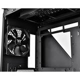 Thermaltake CA-1T4-00M1WN-02 computeretui Midi Tower Sort, Towerkabinet Sort, Midi Tower, PC, Sort, ATX, micro ATX, Mini-ITX, SPCC, 17 cm