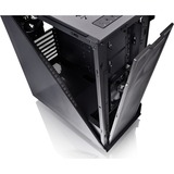 Thermaltake CA-1T4-00M1WN-02 computeretui Midi Tower Sort, Towerkabinet Sort, Midi Tower, PC, Sort, ATX, micro ATX, Mini-ITX, SPCC, 17 cm