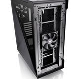 Thermaltake CA-1T4-00M1WN-02 computeretui Midi Tower Sort, Towerkabinet Sort, Midi Tower, PC, Sort, ATX, micro ATX, Mini-ITX, SPCC, 17 cm