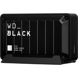 WD WD_BLACK D30 2000 GB Sort, Solid state-drev Sort, 2000 GB, USB Type-C, 3.2 Gen 2 (3.1 Gen 2), Sort