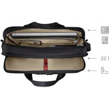 Wenger Meteor Brief 16” - 17'', Laptop Sort