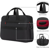 Wenger Meteor Brief 16” - 17'', Laptop Sort