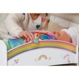 ZAPF Creation BABY born Rainbow Bed, Dukker møbler BABY born Rainbow Bed, Dukke seng/vugge, 3 År, Batterier påkrævet, Lydeffekter understøttet, Lyseffekter