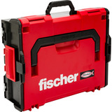 fischer L-BOXX FLB 136, tom, Værktøjskasse Rød/Sort
