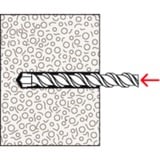 fischer Turbo porebetondyse FTP K 6, Dyvel Lys grå