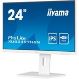 iiyama ProLite XUB2497HSN-W2 computerskærm 60,5 cm (23.8") 1920 x 1080 pixel Fuld HD LED Hvid, LED-skærm hvid (mat), 60,5 cm (23.8"), 1920 x 1080 pixel, Fuld HD, LED, 1 ms, Hvid