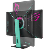 ASUS ROG Strix XG27ACMEG-G Hatsune Miku Edition, Gaming Skærm Sort/Turkis