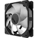 ASUS TUF Gaming TR120 ARGB Fan - Single Pack Computerkabinet Ventilator 12 cm Sort, Sag fan Sort/gennemsigtig, Ventilator, 12 cm, Sort