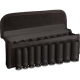 Bosch PRO Impact topnøglesæt 3/8", 9 dele Sort
