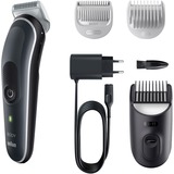 Braun BodyGroomer BG5340 Sort, Sølv, Hår Trimmer Sort/Hvid, Våd og tør, Vekselstrøm/batteri, Sort, Sølv