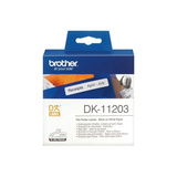 Brother DK-11203 etiketbånd Sort på hvid, Tape Sort på hvid, 1 stk, DK, Hvid, Direkte termisk, Kina