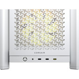 Corsair FRAME 4000D LCD RS ARGB, Towerkabinet Hvid