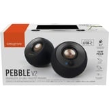 Creative Pebble V2 2.0, PC-højttaler Sort