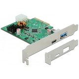 DeLOCK 89001 interface-kort/adapter Intern PCIe, SFP+, USB-controlleren PCIe, PCIe, SFP+, Lavprofil, PCIe 3.0, Grå, PC