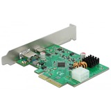 DeLOCK 89001 interface-kort/adapter Intern PCIe, SFP+, USB-controlleren PCIe, PCIe, SFP+, Lavprofil, PCIe 3.0, Grå, PC