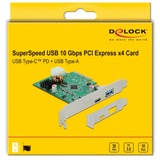 DeLOCK 89001 interface-kort/adapter Intern PCIe, SFP+, USB-controlleren PCIe, PCIe, SFP+, Lavprofil, PCIe 3.0, Grå, PC