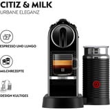 DeLonghi NESPRESSO® CitiZ&Milk EN267BAE Kapselmaskine fra , Sort, Kapsel maskine Sort/Sølv, Sort, Filter kaffemaskine, 1 L, Kaffekapsel, 1710 W, Sort