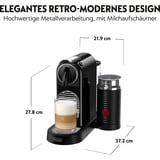 DeLonghi NESPRESSO® CitiZ&Milk EN267BAE Kapselmaskine fra , Sort, Kapsel maskine Sort/Sølv, Sort, Filter kaffemaskine, 1 L, Kaffekapsel, 1710 W, Sort