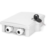 Digitus FTTH distributionsboks til udendørs brug 2SC/Simplex, LC/Duplex, Mount Hvid