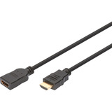 Digitus HDMI High Speed med Ethernet forlængerledning Sort