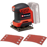 EINHELL Power X-Change Akku-håndsving slibemaskine TE-OS 18/113 Li-Solo, 18 Volt, Rystepudser Rød/Sort