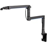 ENDORFY Mikrofonholder Broadcast Low Profile RGB Boom Arm, Mount Sort
