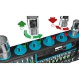 Hazet SmartHolder 2300SH-1, topnøgle- og bitsæt 1/4", Bit sæt Sort