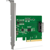 Icy Dock MB409A5 "EXLink" MCIO 8i (SFF-TA-1016) til PCIe 5.0 x8 adapter, Interface card 