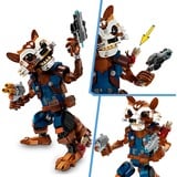 LEGO Rocket og Baby Groot, Bygge legetøj Byggesæt, 10 År, Plast, 566 stk, 554 g