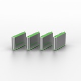 Lindy 40438 portblokering USB Type-C Grøn 10 stk, Sikkerhed Grøn, USB Type-C, Grøn, 10 stk, 10 g