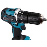 Makita Batteridrevet slagboremaskine/skruemaskine DHP487Z, 18 Volt, Slagborer skruemaskine Blå/Sort